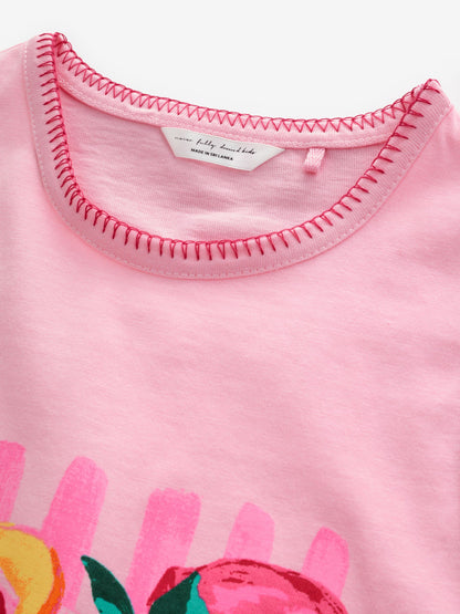 Never Fully Dressed Pink Fruit Fringe Dress image 5