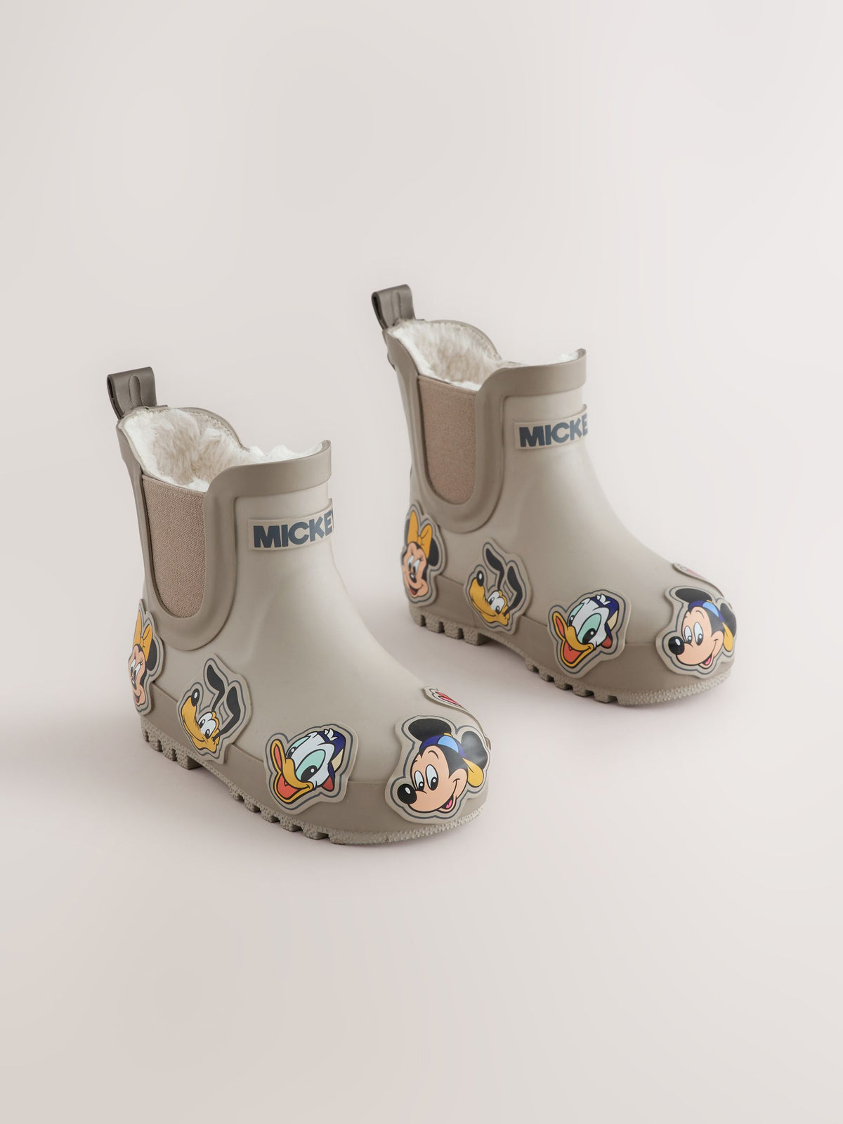 Dsiney Kidz - Neutral Mickey and Friends Warm Lined Ankle Wellies image 1