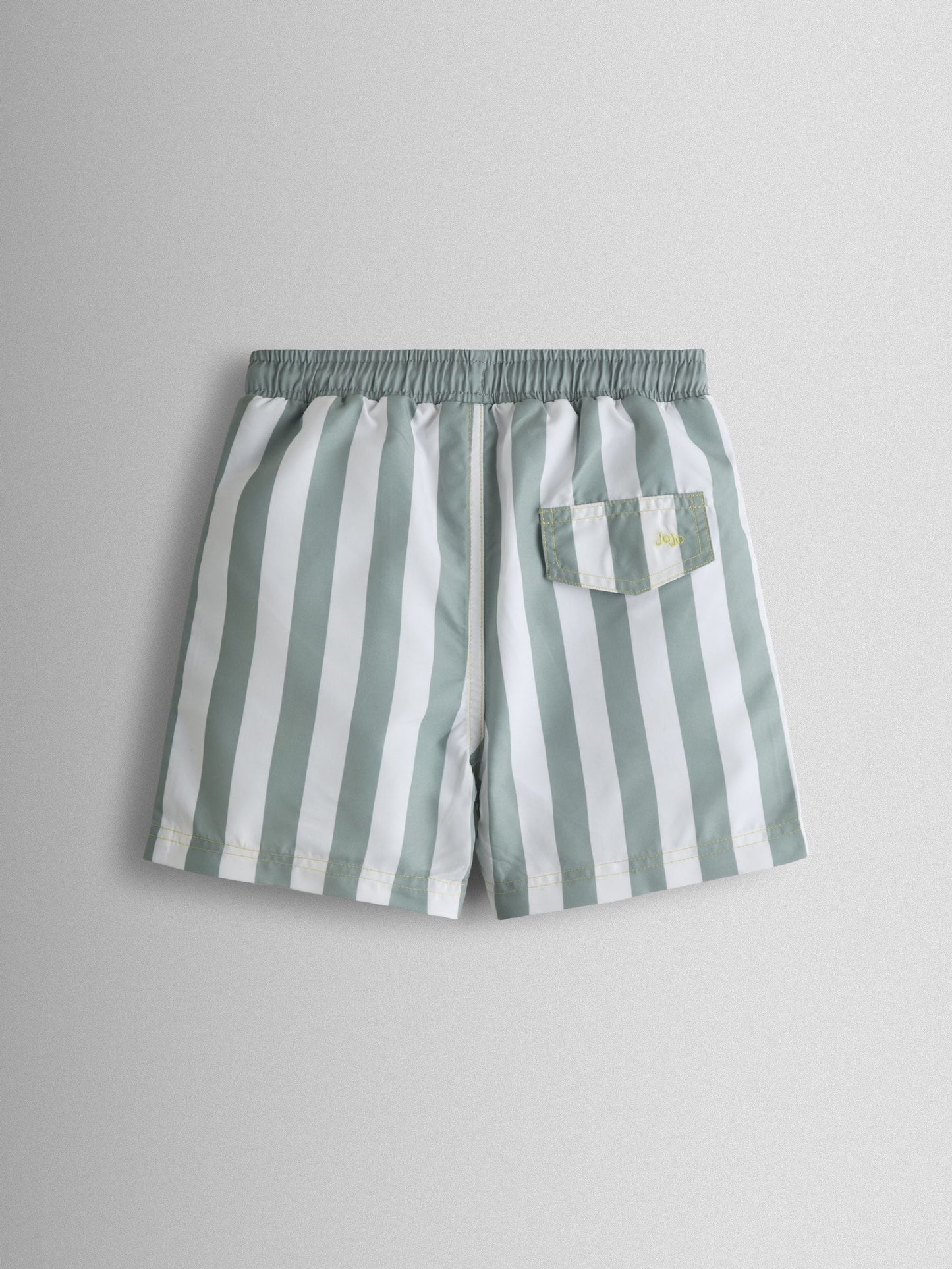 JoJo Maman Bébé Green Stripe Swim Shorts image 3