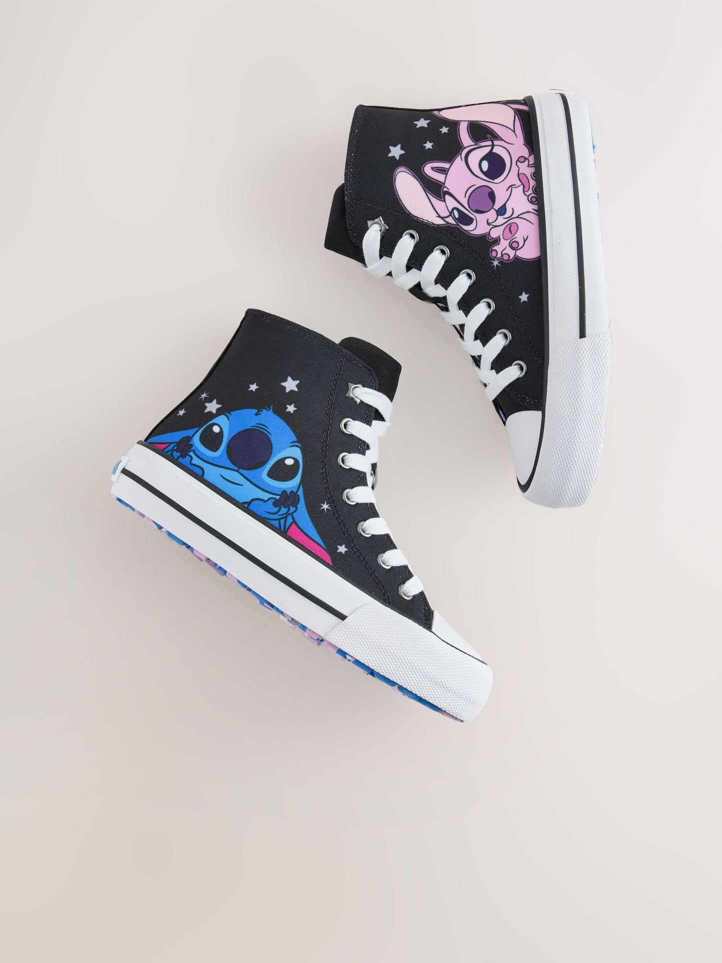 Black Lilo & Stitch High Top Trainers image 3