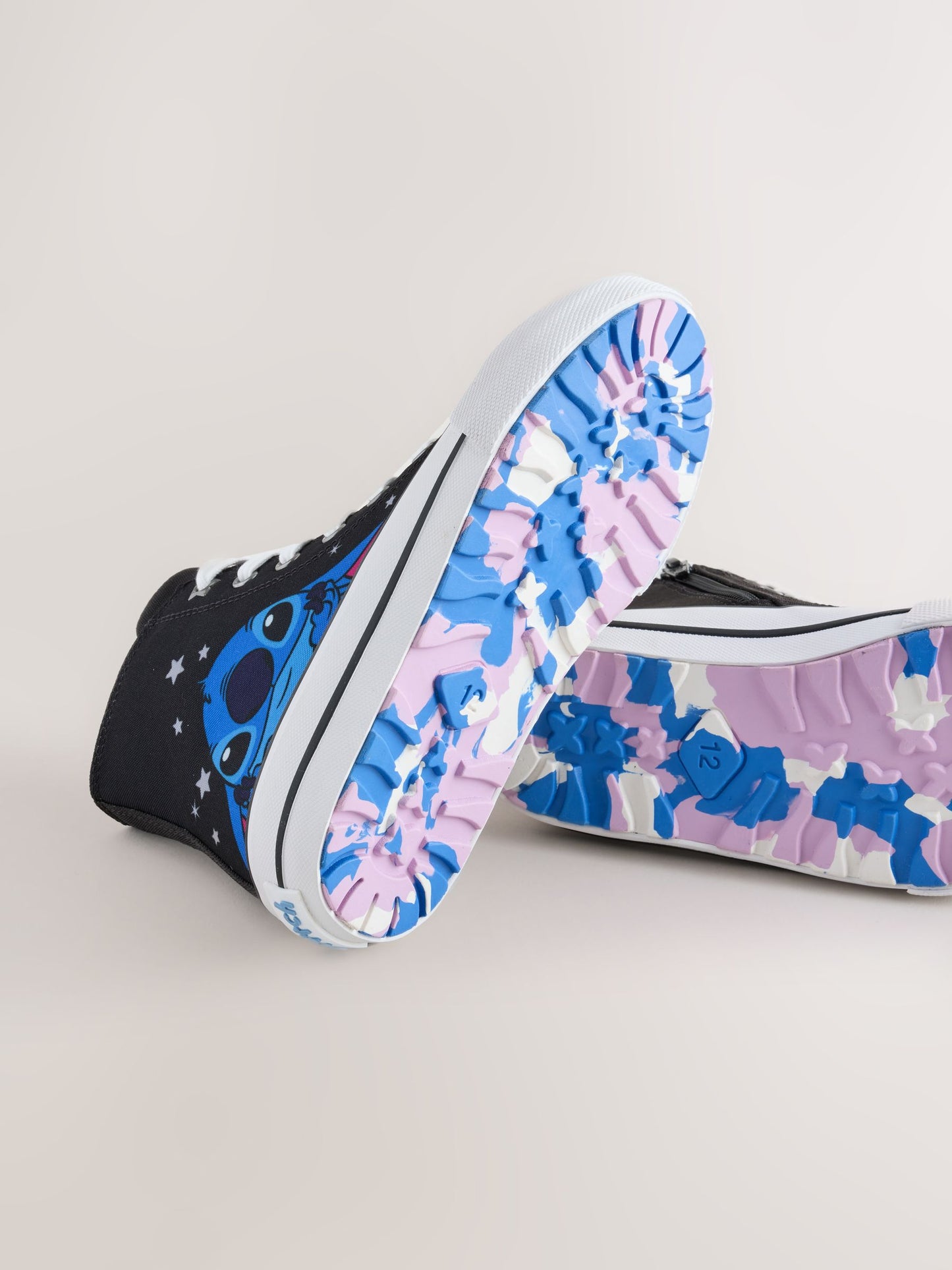 Black Lilo & Stitch High Top Trainers image 4