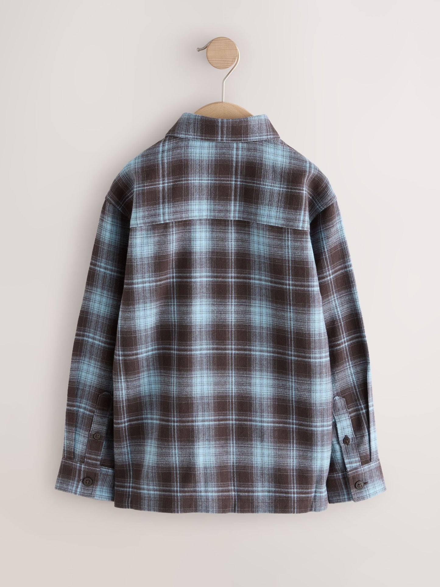 Dsiney Kidz - Blue/Brown Check Long Sleeve Check Shirt (3-16yrs) image 6