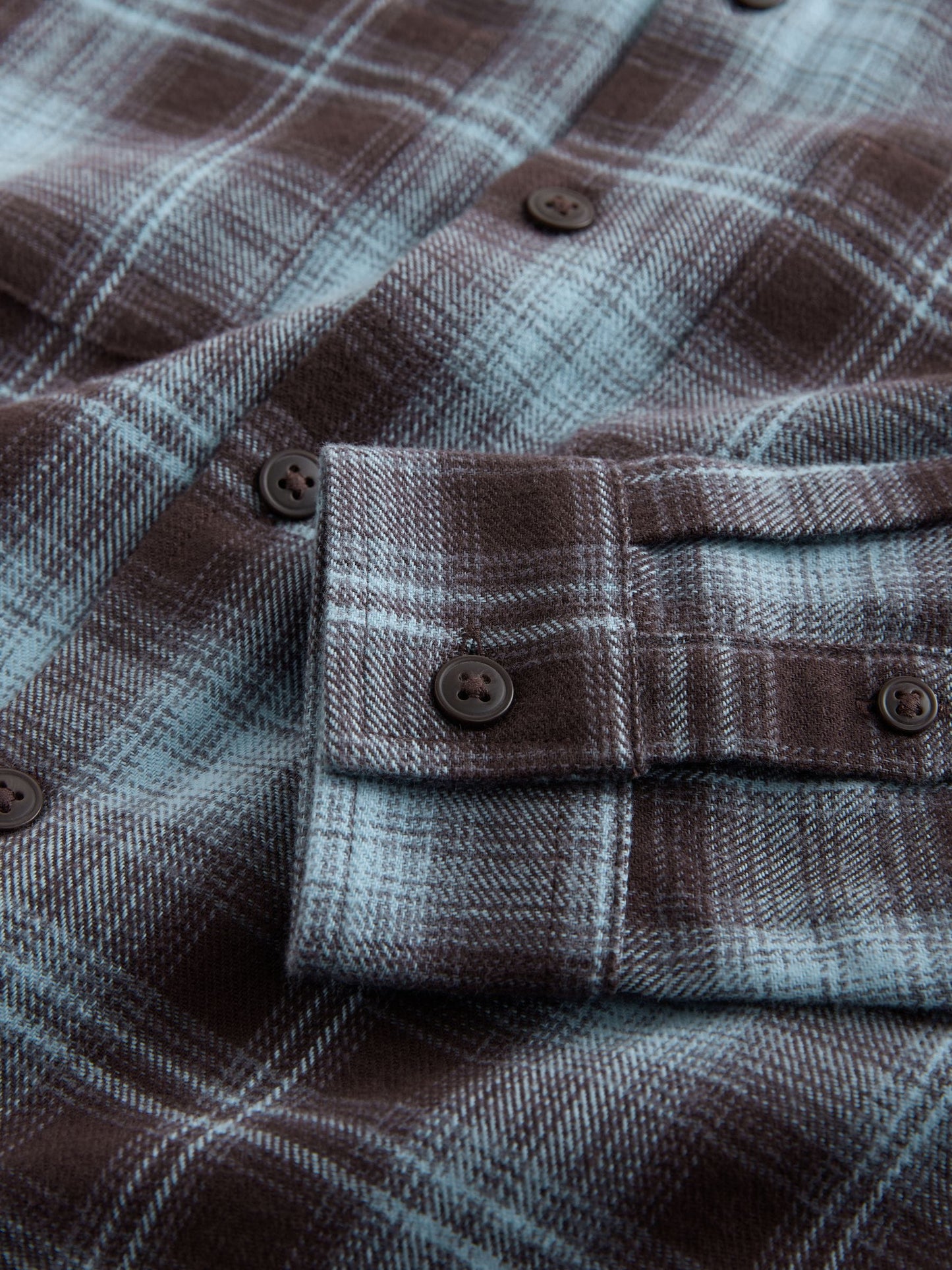 Dsiney Kidz - Blue/Brown Check Long Sleeve Check Shirt (3-16yrs) image 8