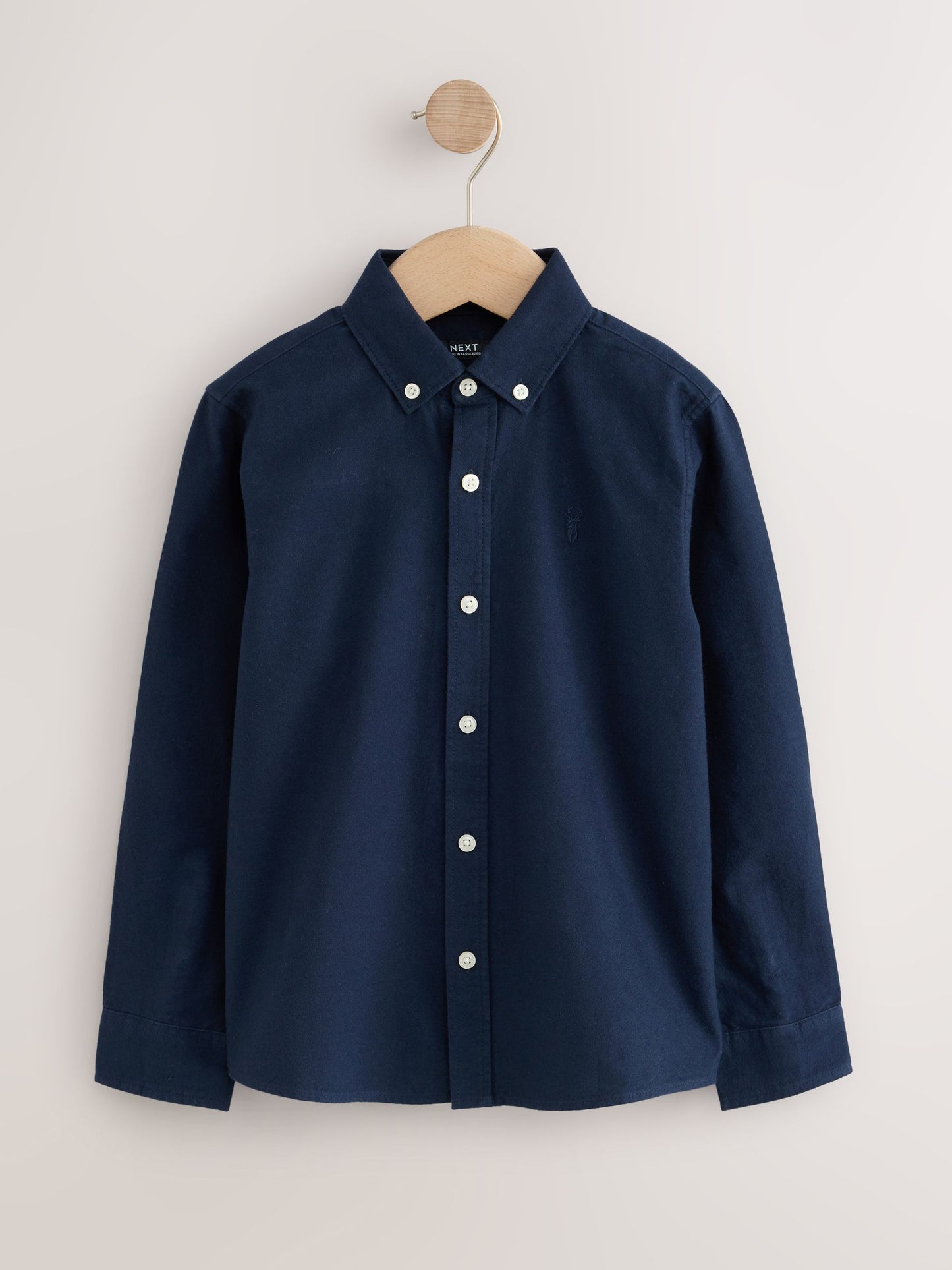 Dsiney Kidz - Navy Long Sleeve Brushed Oxford Shirt (3-16yrs) image 1