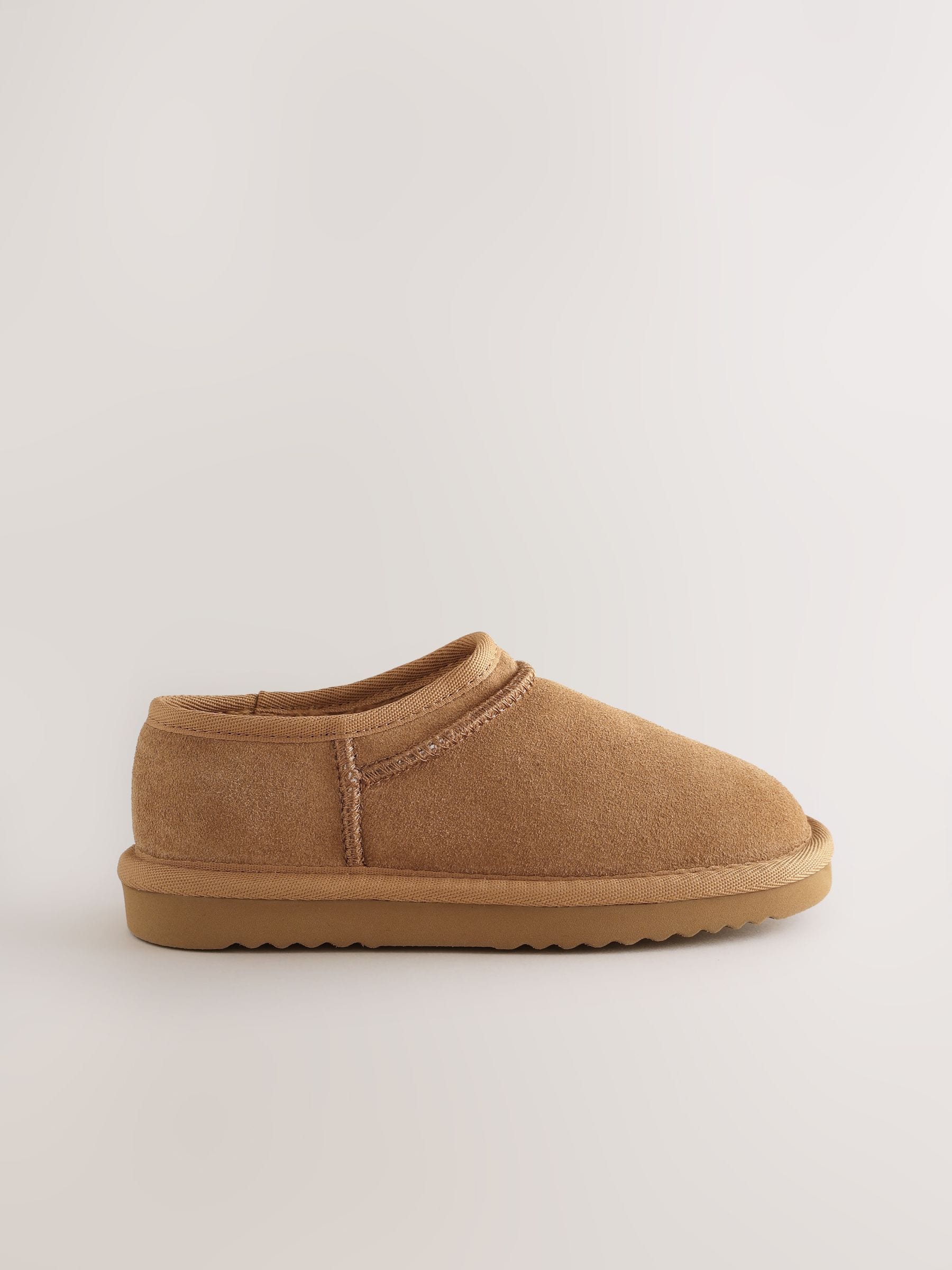 Tan Brown Standard Fit (F) Suede Shoot Shoes image 2