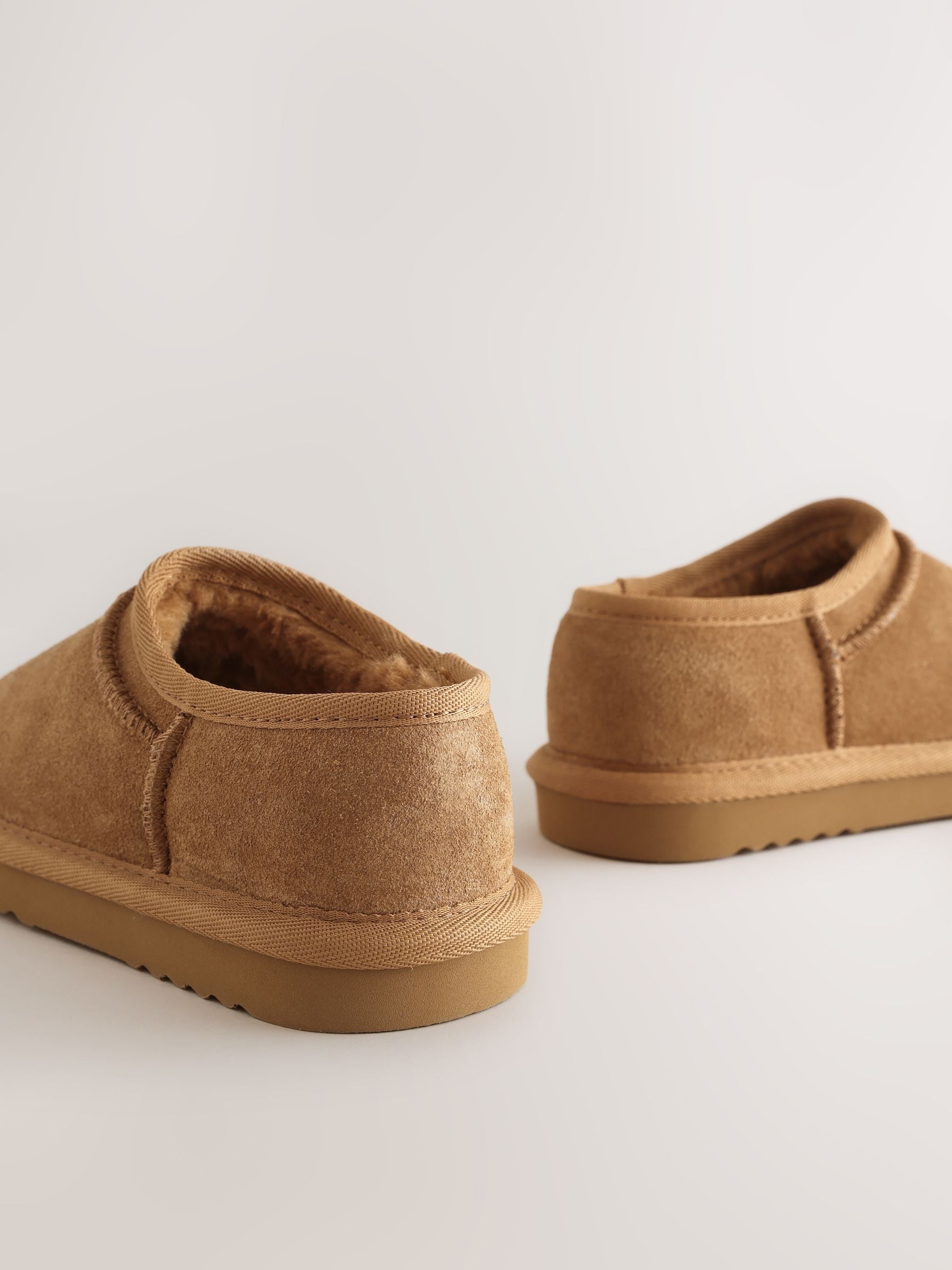 Tan Brown Standard Fit (F) Suede Shoot Shoes image 4
