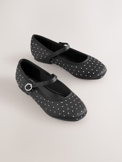 Dsiney Kidz - Black Heatseal Standard Fit (F) Mary Jane Shoes image 1