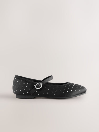 Dsiney Kidz - Black Heatseal Standard Fit (F) Mary Jane Shoes image 2
