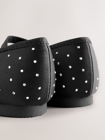 Dsiney Kidz - Black Heatseal Standard Fit (F) Mary Jane Shoes image 3
