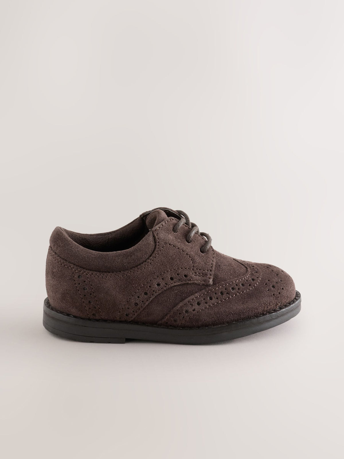 Dsiney Kidz - Chocolate Brown Standard Fit (F) Lace Up Brogue Shoes image 2