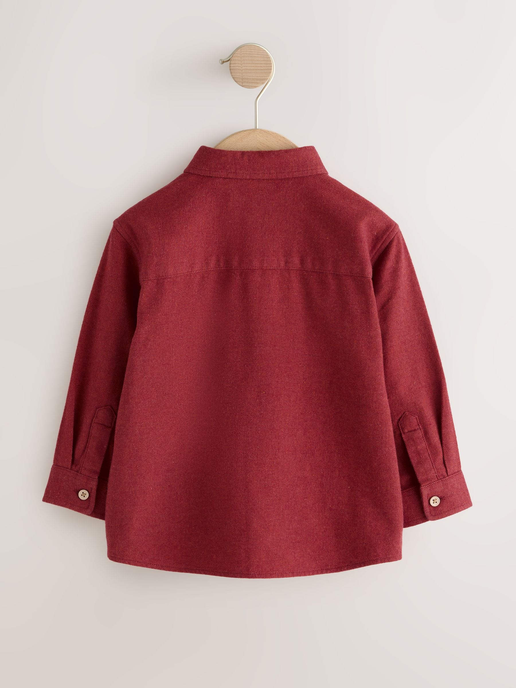 Dsiney Kidz - Red Long Sleeve Melange Brushed Character Shirt (3mths-7yrs) image 6