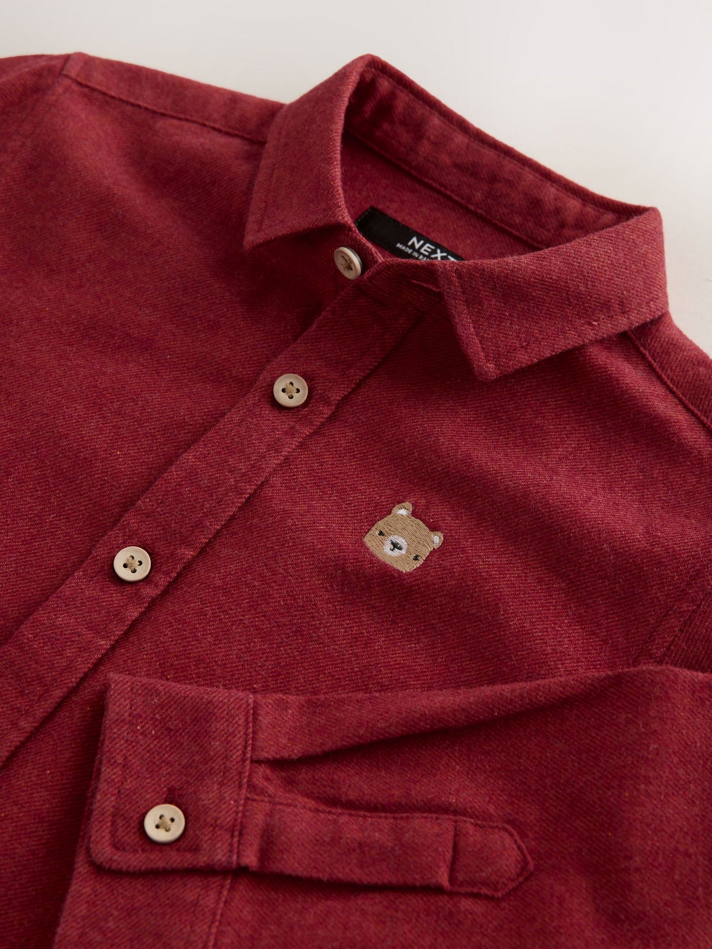 Dsiney Kidz - Red Long Sleeve Melange Brushed Character Shirt (3mths-7yrs) image 8
