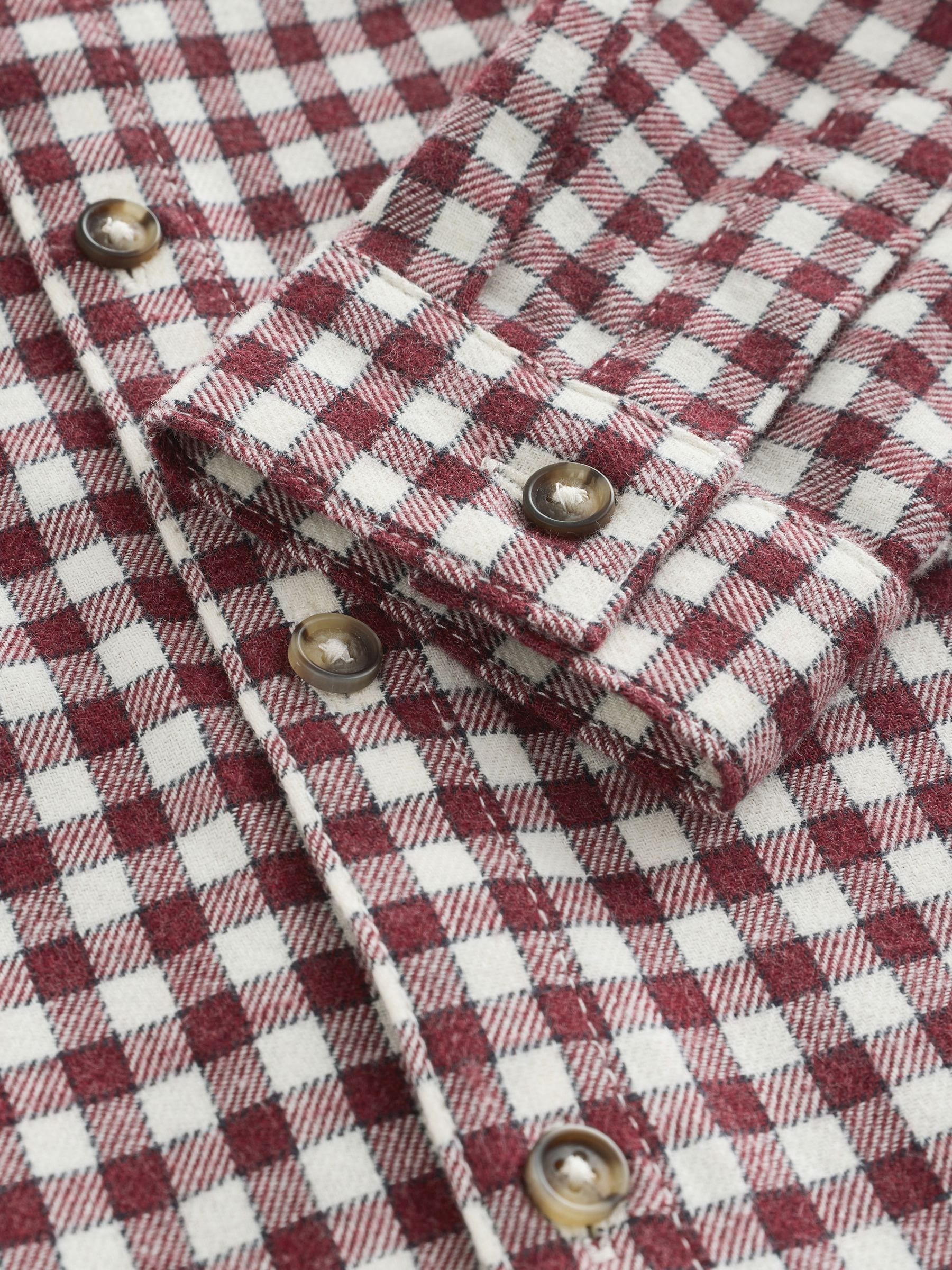 Dsiney Kidz - Red/Ecru Gingham Check Bear Long Sleeve Character Shirt (3mths-7yrs) image 7