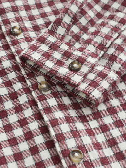 Dsiney Kidz - Red/Ecru Gingham Check Bear Long Sleeve Character Shirt (3mths-7yrs) image 7