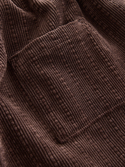 Dsiney Kidz - Chocolate Brown Sleeveless Cord Pinafore (3mths-8yrs) image 5