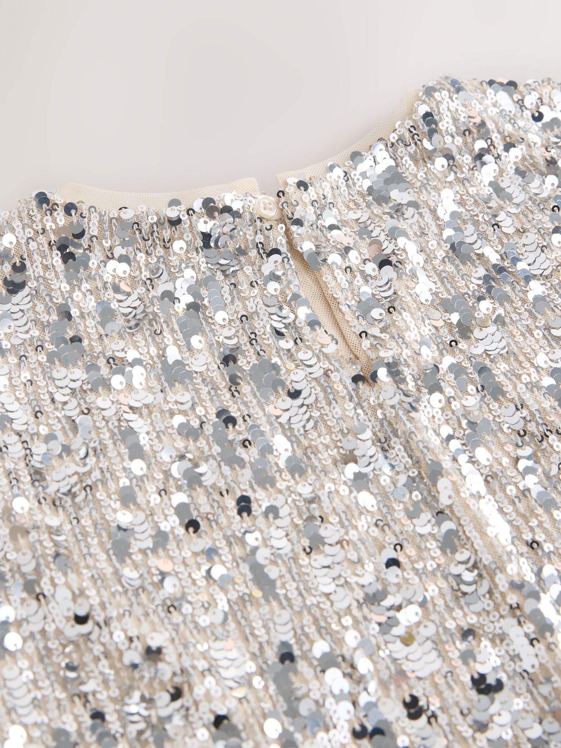 Dsiney Kidz - Silver Sequin Top and Rara Skirt Set (3-16yrs) image 8