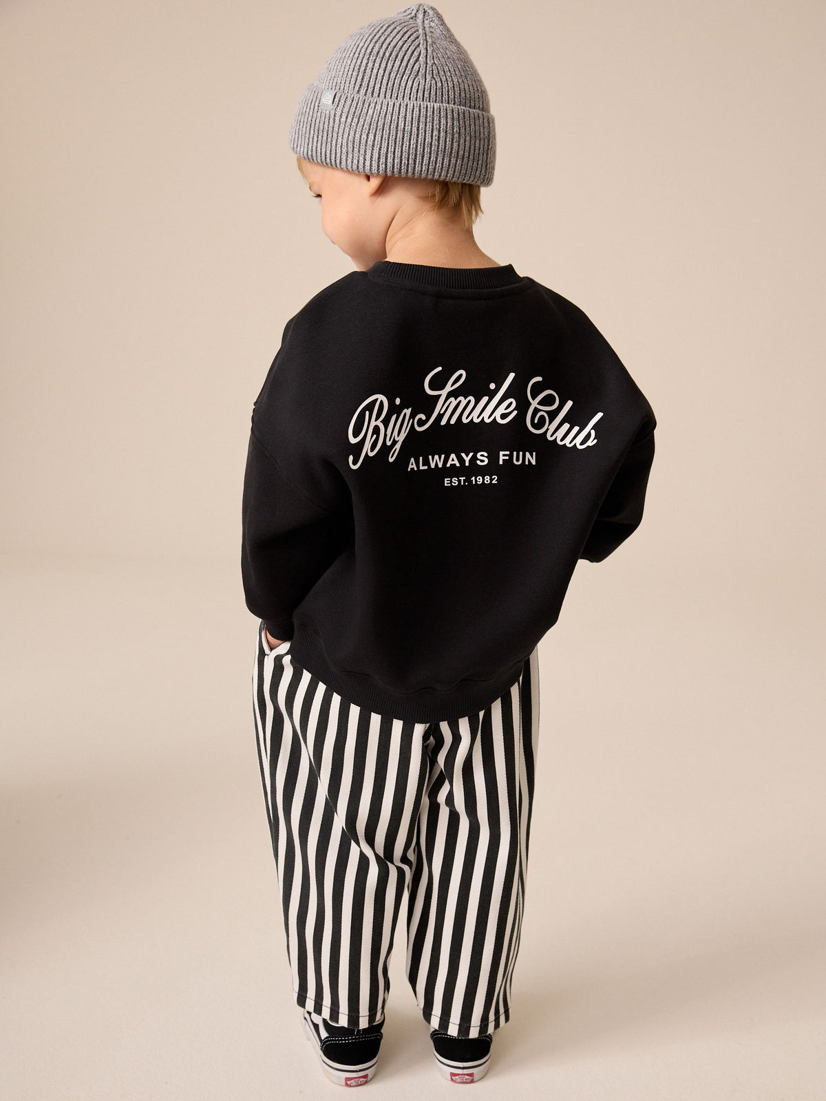Black/White Long Sleeve Top and Trousers Set (3mths-7yrs) - image 1