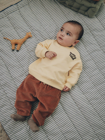 Dsiney Kidz - Yellow Farm Sweatshirt and Cord Trousers Baby Set 2 Piece (0mths-2yrs) image 3