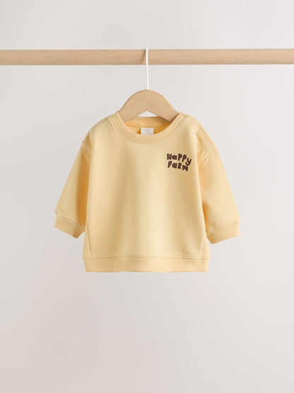 Dsiney Kidz - Yellow Farm Sweatshirt and Cord Trousers Baby Set 2 Piece (0mths-2yrs) image 6