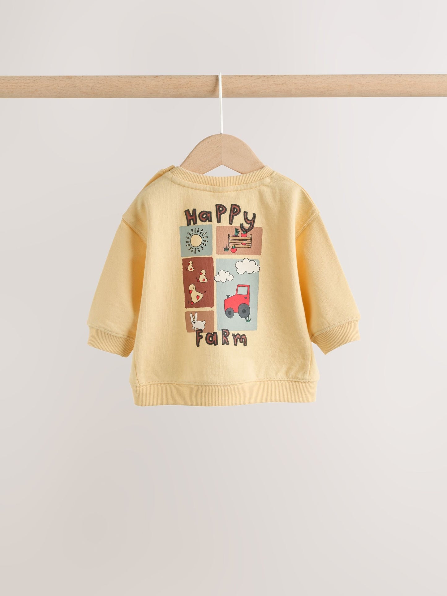 Dsiney Kidz - Yellow Farm Sweatshirt and Cord Trousers Baby Set 2 Piece (0mths-2yrs) image 7