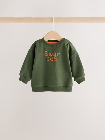 Dsiney Kidz - Green Stripe Sweat Top and Trousers Baby Set (0mths-2yrs) image 6