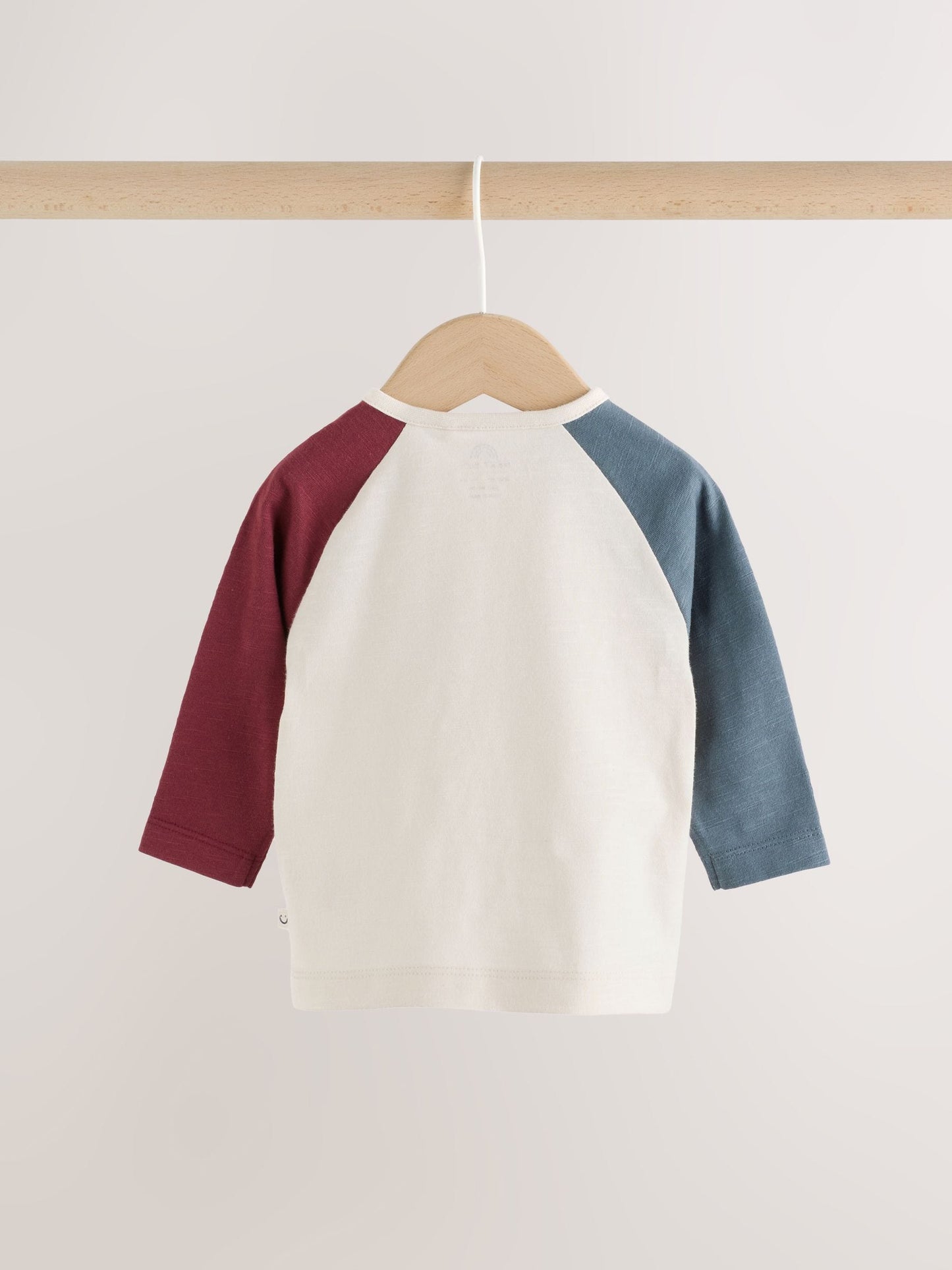 Blue/Neutral Varsity Top and Leggings Baby Set (0mths-2yrs) image 4