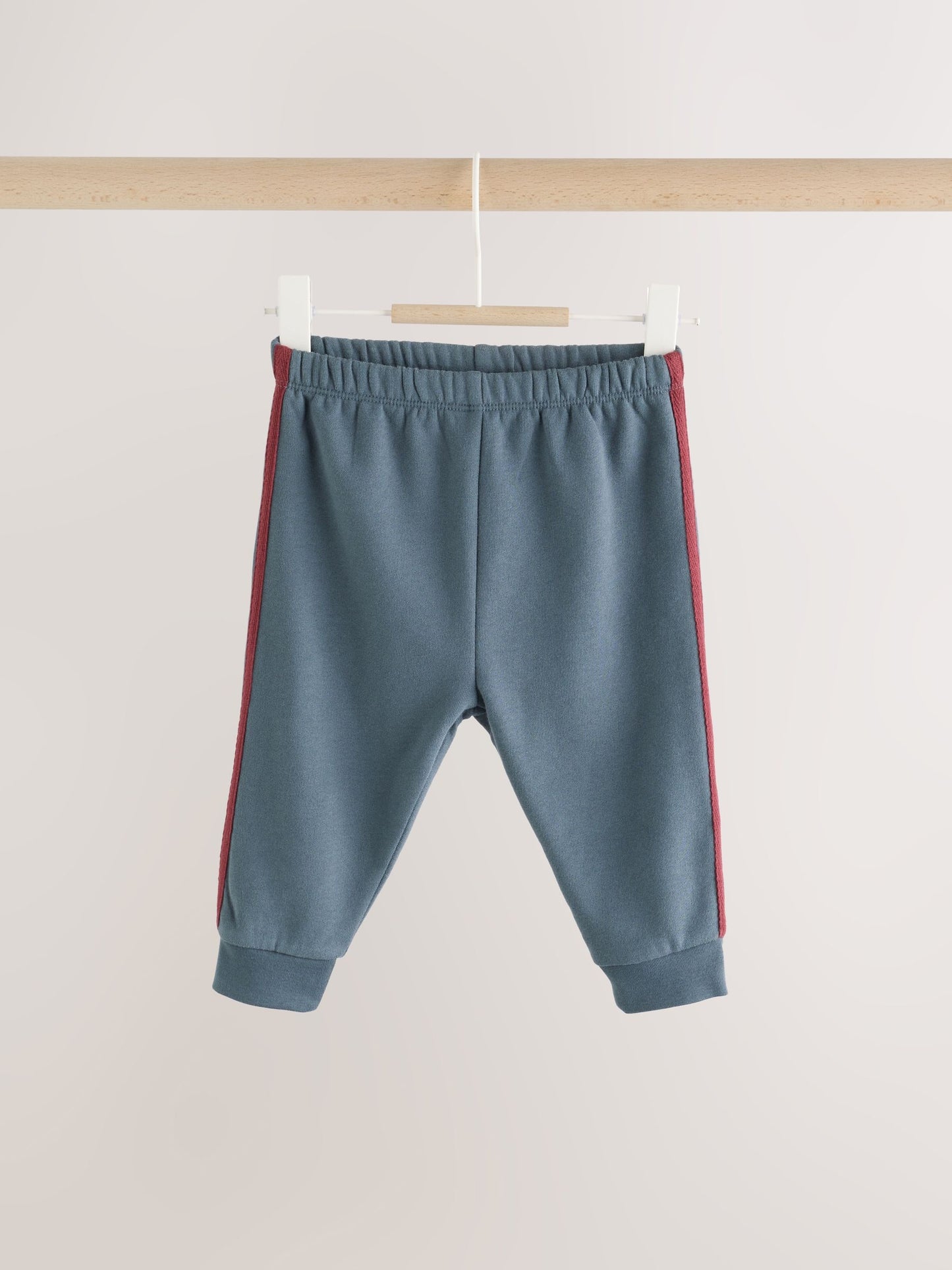 Blue/Neutral Varsity Top and Leggings Baby Set (0mths-2yrs) image 5