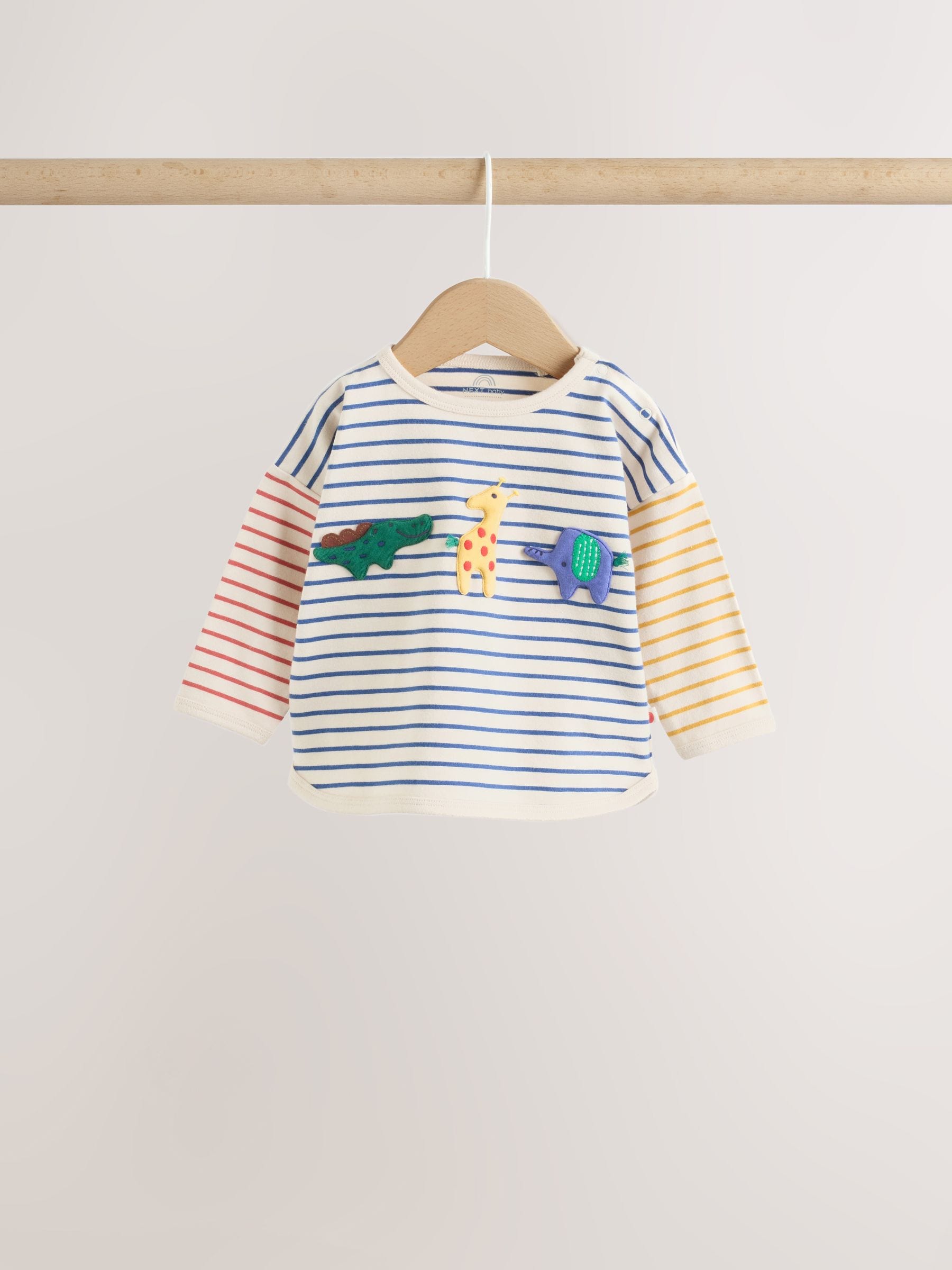 Red/Blue Safari Animals Top and Leggings Baby Set (0mths-2yrs) image 7