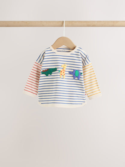 Red/Blue Safari Animals Top and Leggings Baby Set (0mths-2yrs) image 7