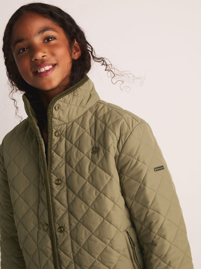 Dsiney Kidz - Superdry Green Quilted Jacket image 1