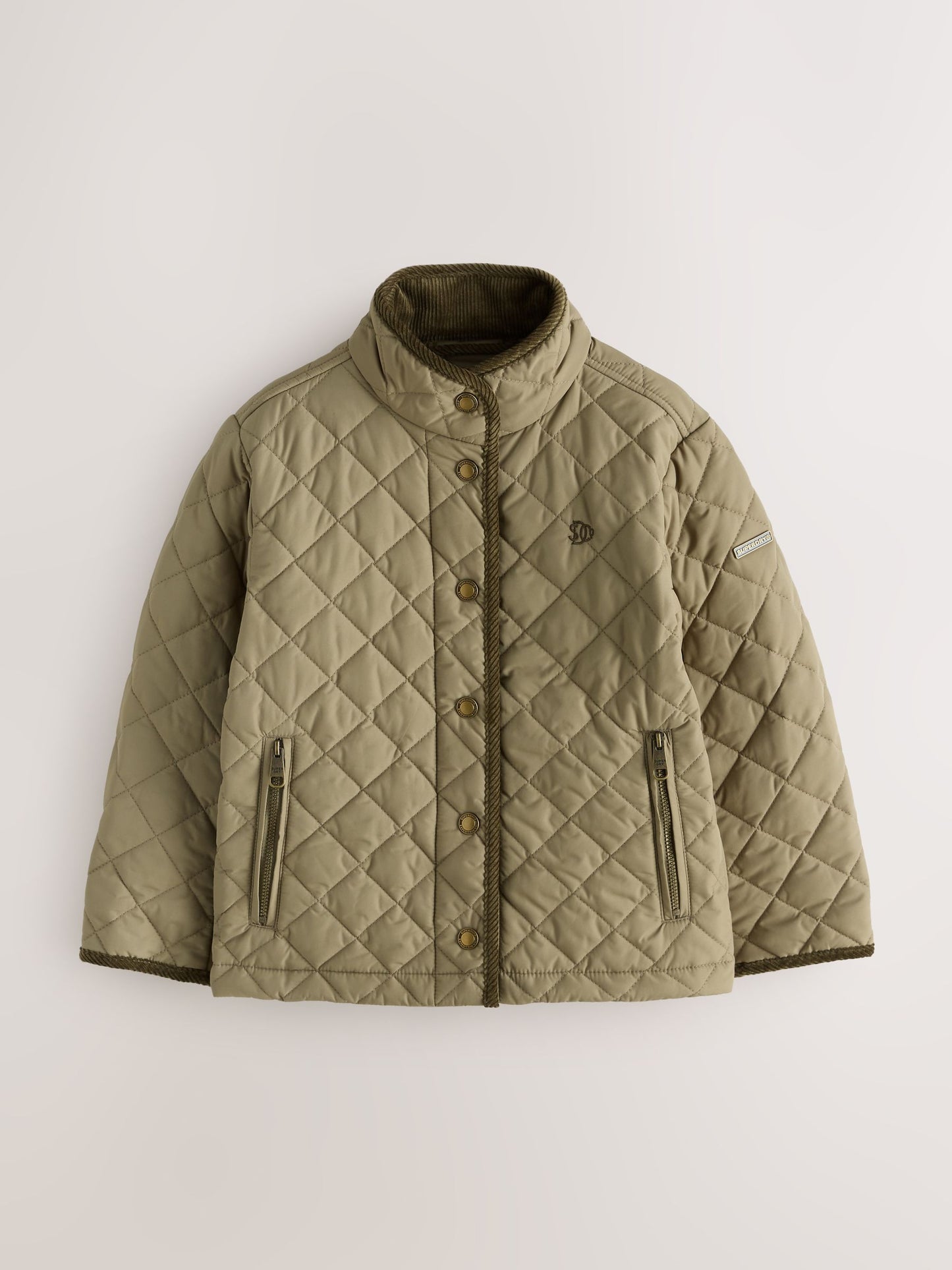 Dsiney Kidz - Superdry Green Quilted Jacket image 5