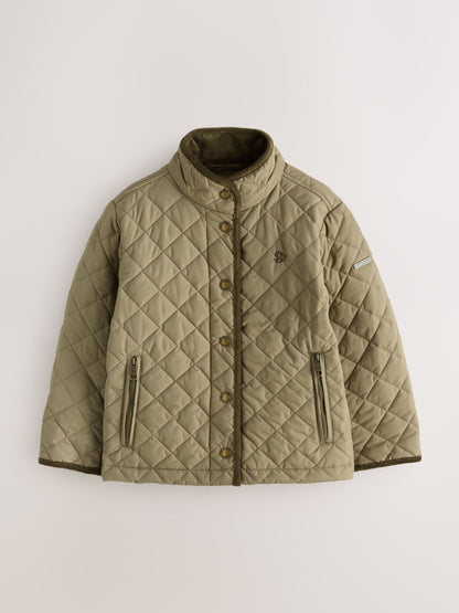 Dsiney Kidz - Superdry Green Quilted Jacket image 5