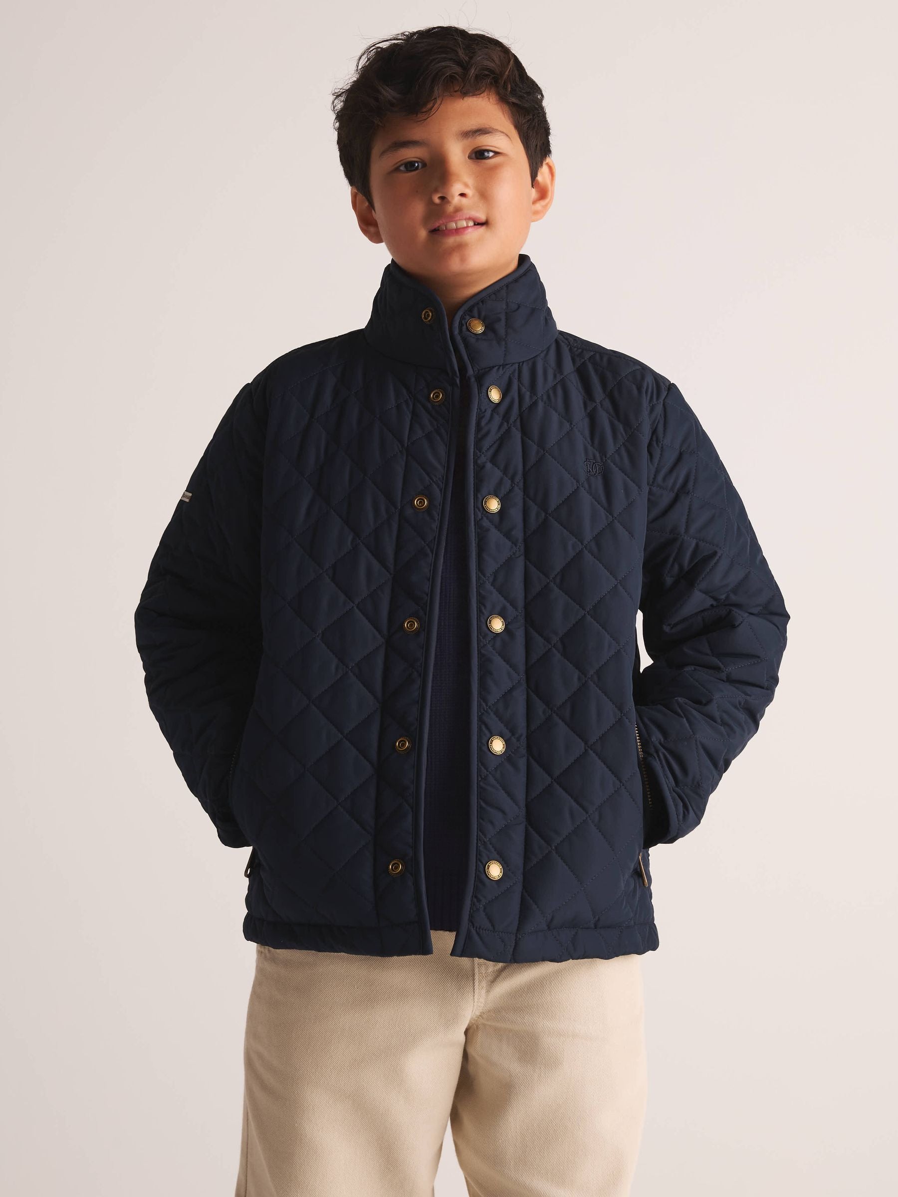 Dsiney Kidz - Superdry Navy Quilted Jacket image 1