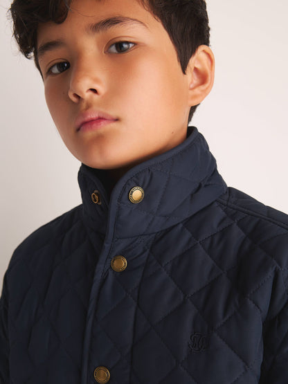 Dsiney Kidz - Superdry Navy Quilted Jacket image 5
