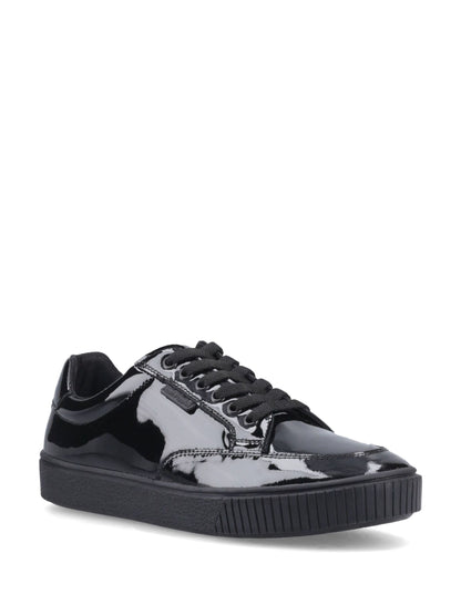 Hush Puppies Black Evelyn Lace Senior Trainers image 1