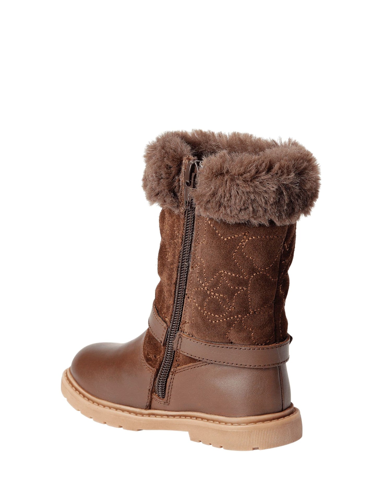 Toezone Brown Sara Fur Warm Winter Boots image 4