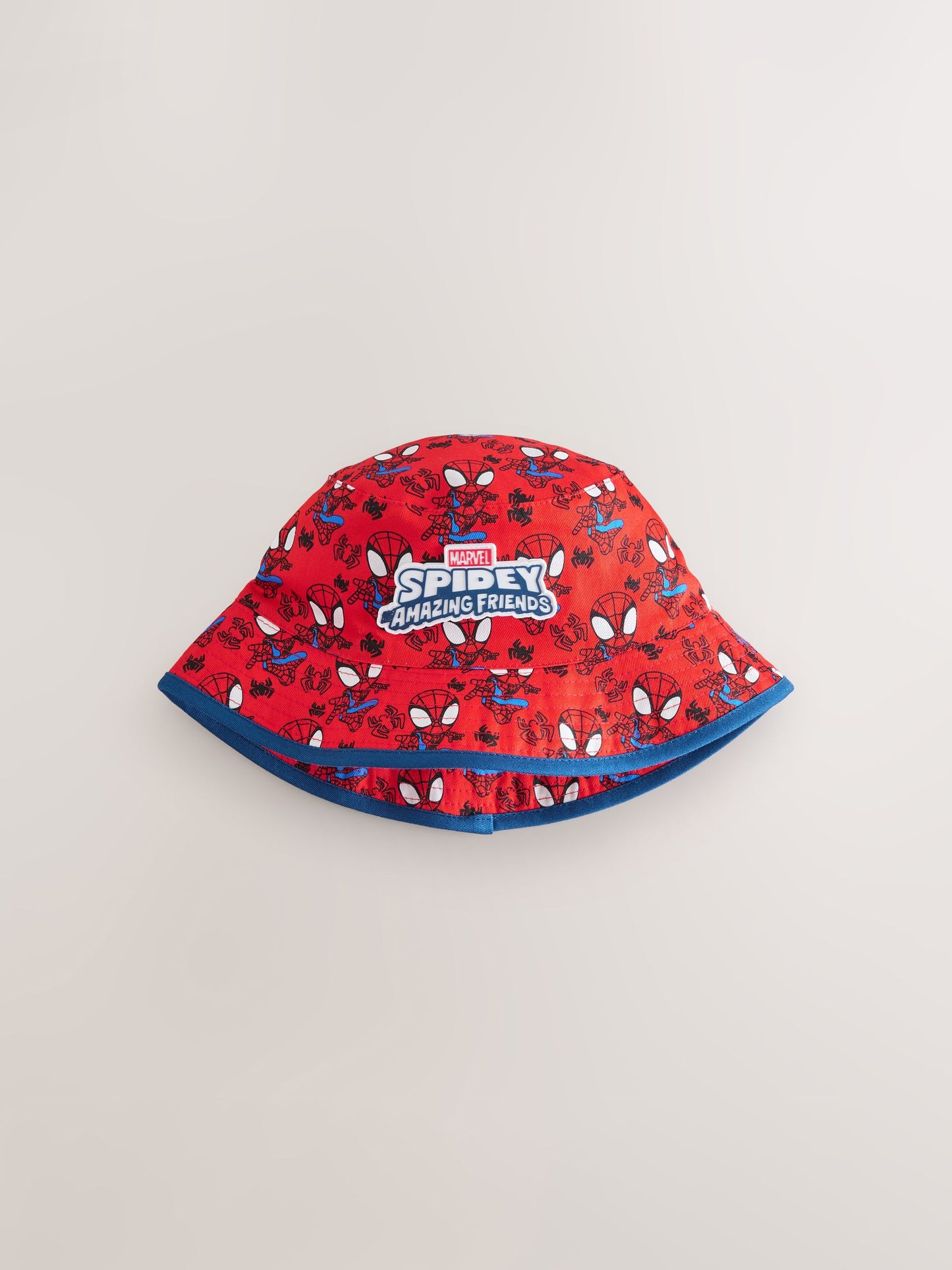 Red/Navy Blue Spidey and His Amazing Friends Buckey Hat (1-10yrs) image 1