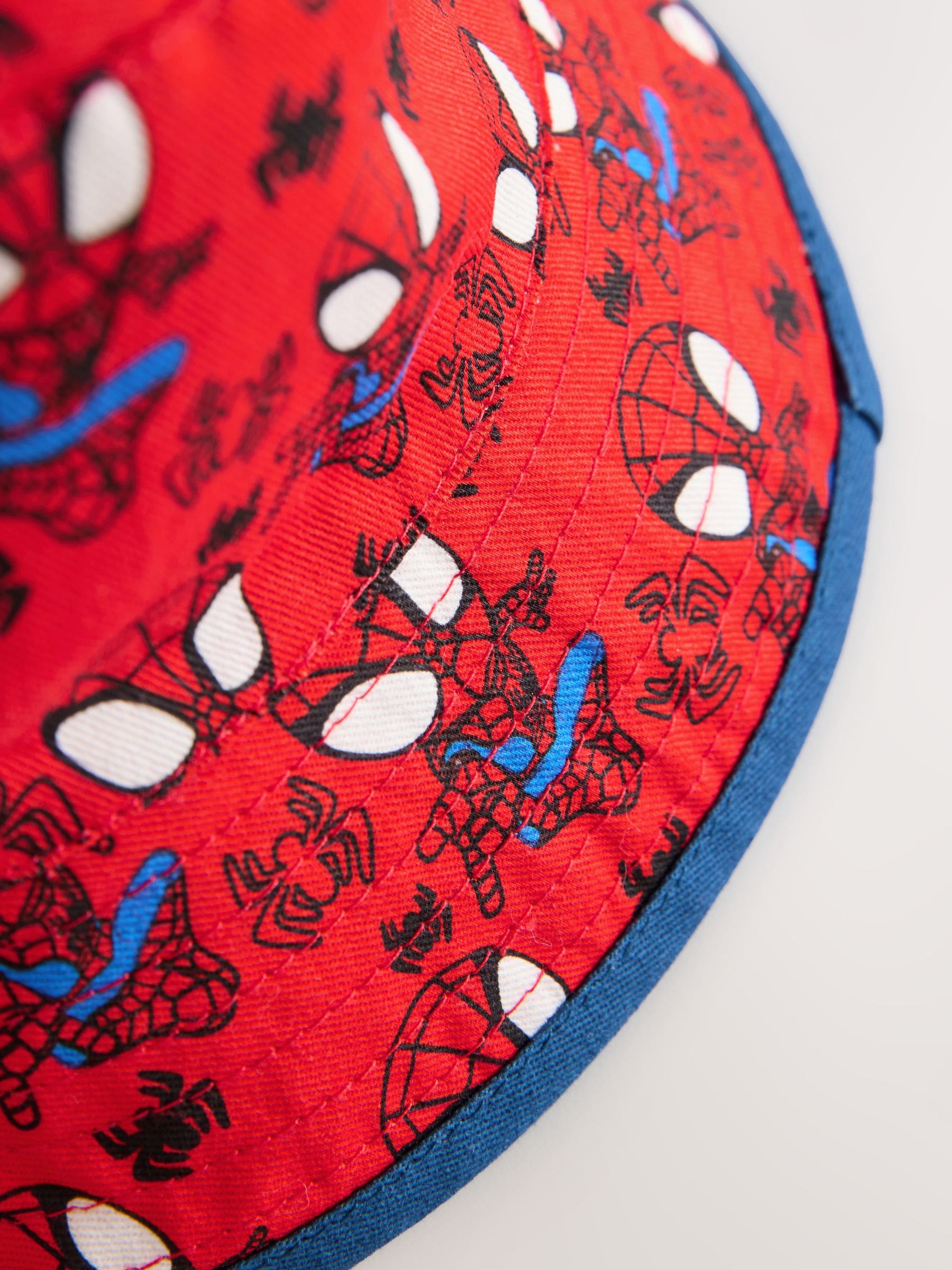 Red/Navy Blue Spidey and His Amazing Friends Buckey Hat (1-10yrs) image 3