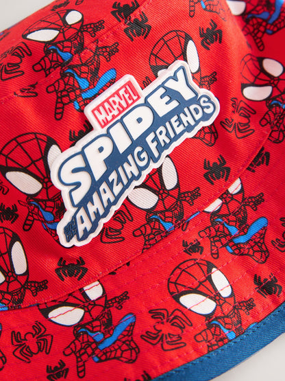 Red/Navy Blue Spidey and His Amazing Friends Buckey Hat (1-10yrs) image 3