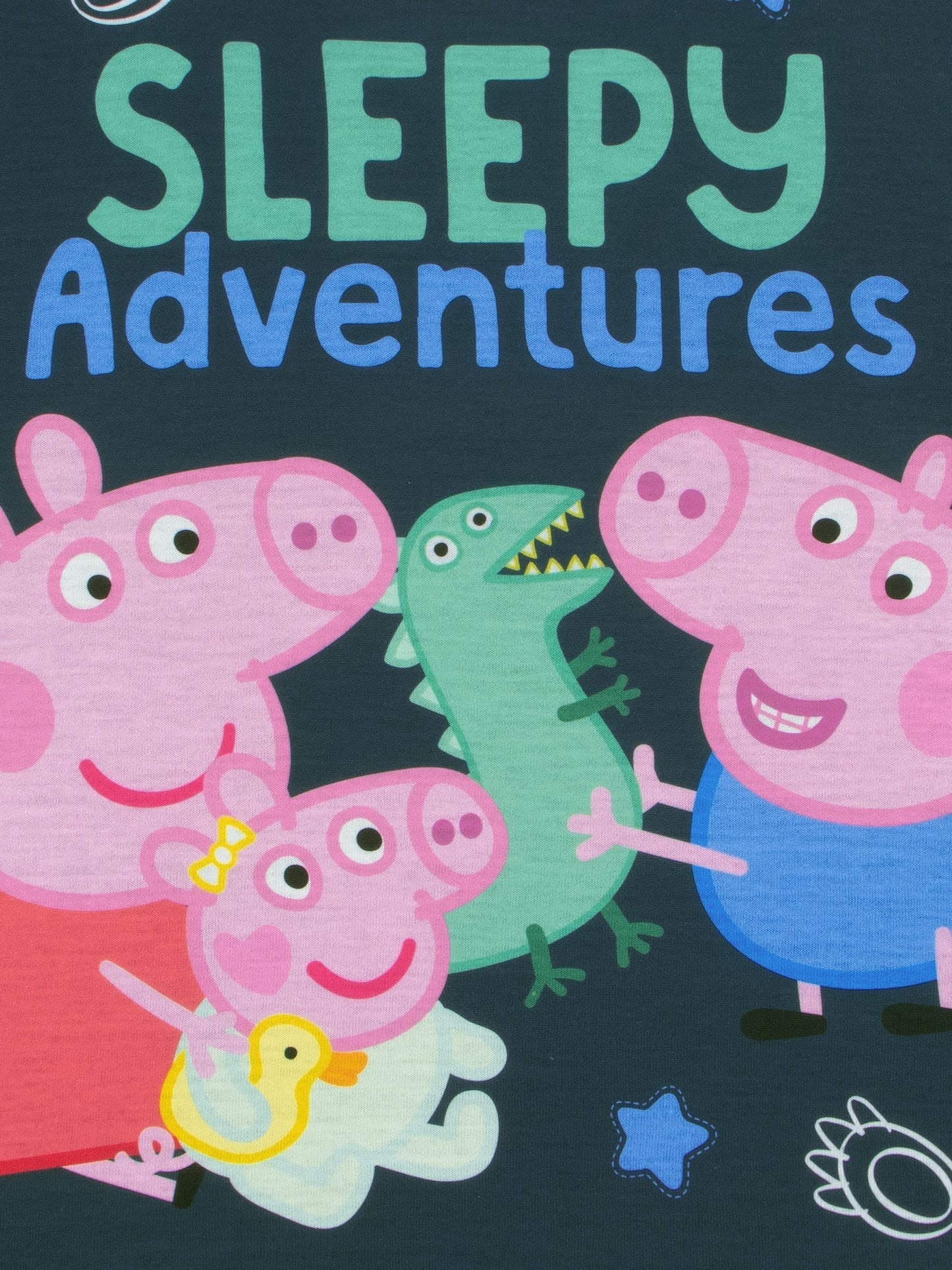Dsiney Kidz - Character Green Peppa Pig Pyjamas, George Pig Long Sleeve Pyjama Set image 3