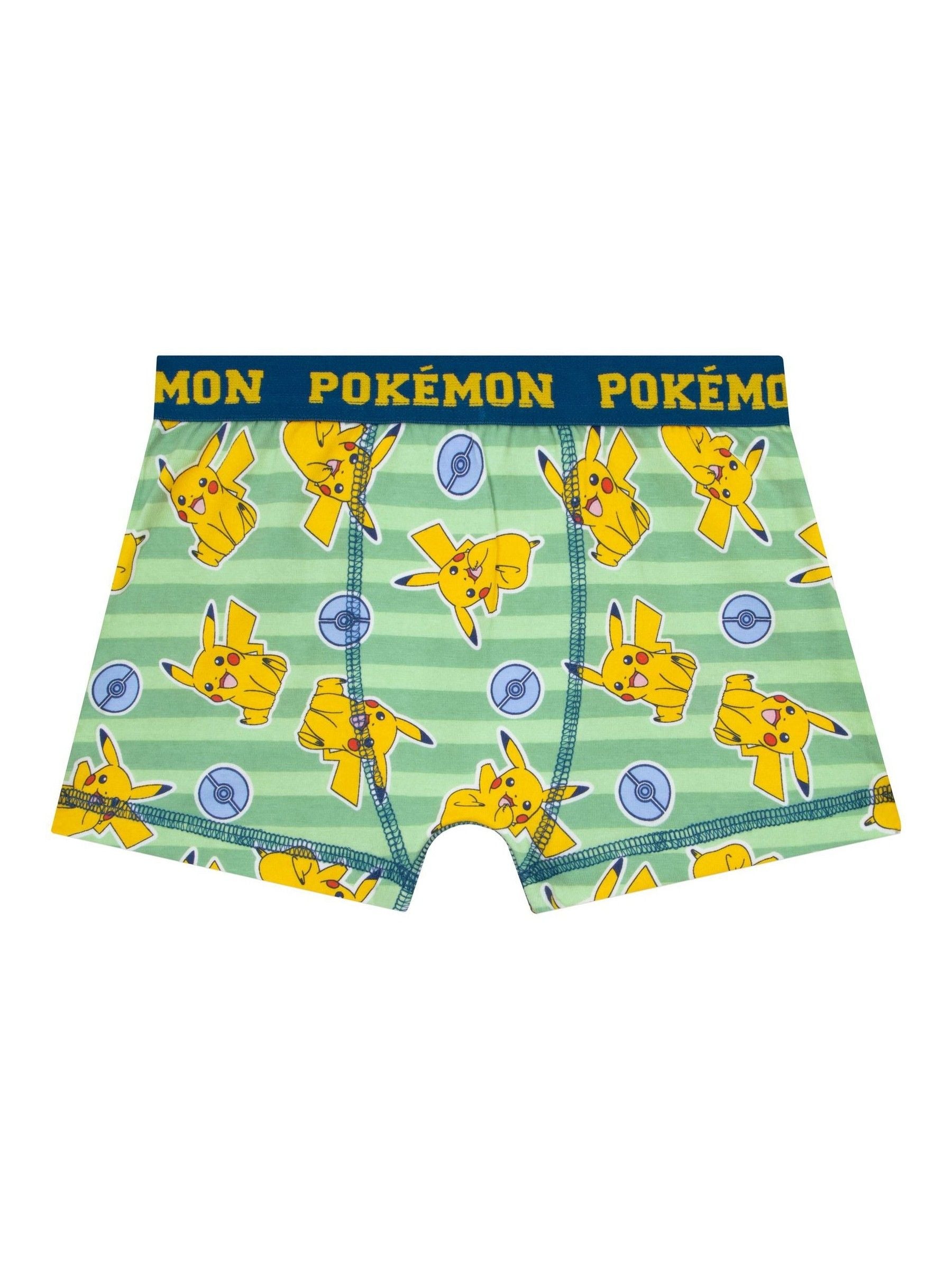 Dsiney Kidz - Character Yellow Pokemon Pikachu Underwear 3 Pack image 3