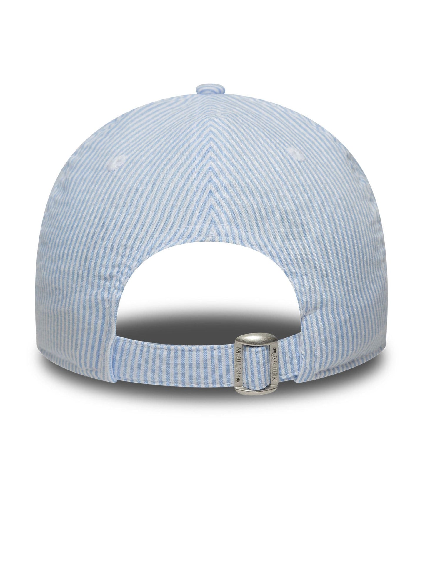 New Era Blue Youth Seersucker 9TWENTY New York Yankee Cap image 2