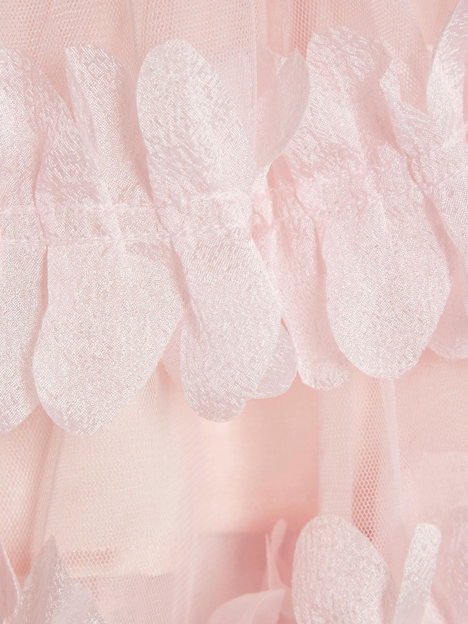 River Island Pink Tiered Tulle Waisted Dress image 4