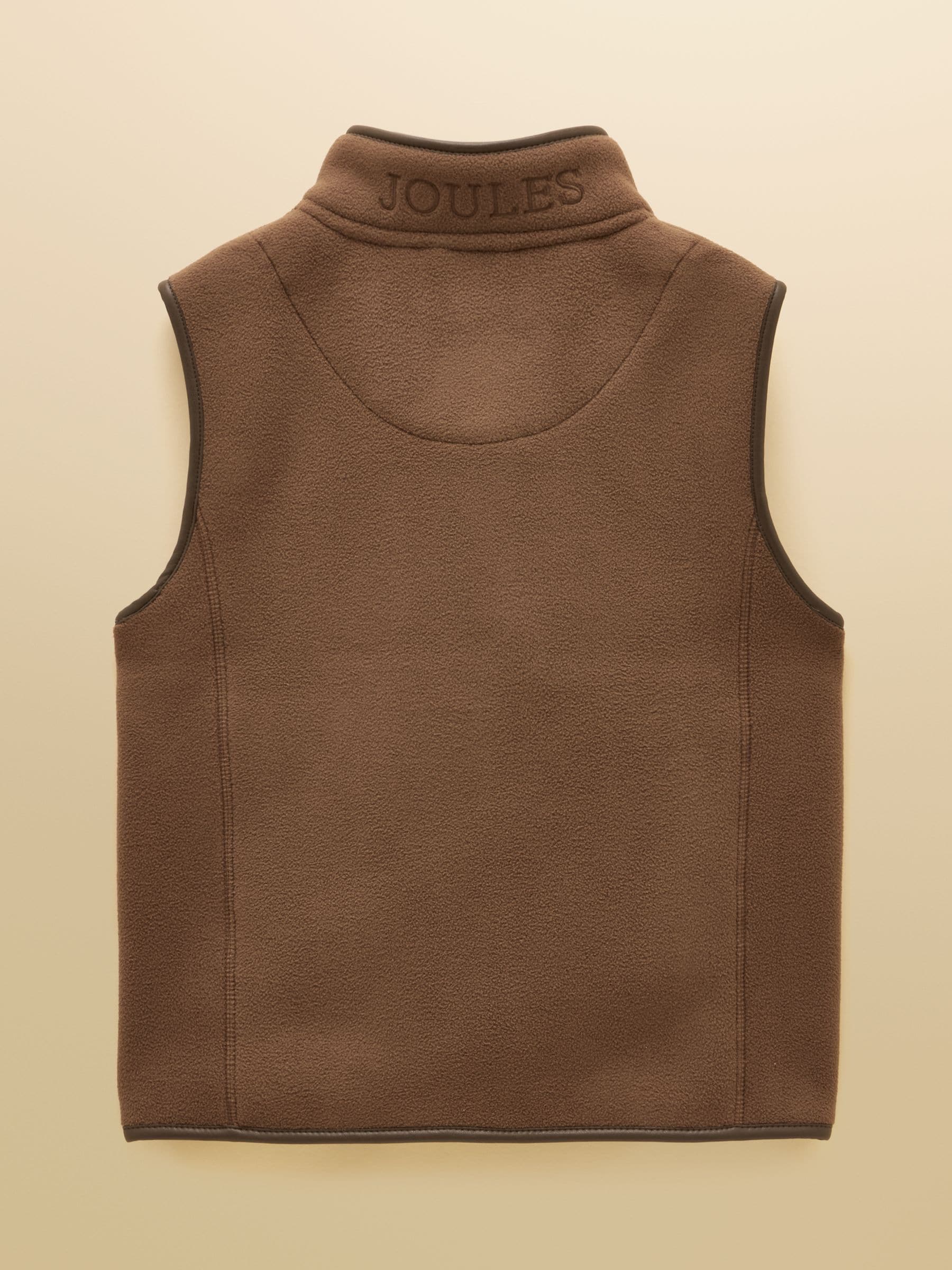 Dsiney Kidz - Joules Kids' Heritage Chocolate Brown Fleece Gilet image 2