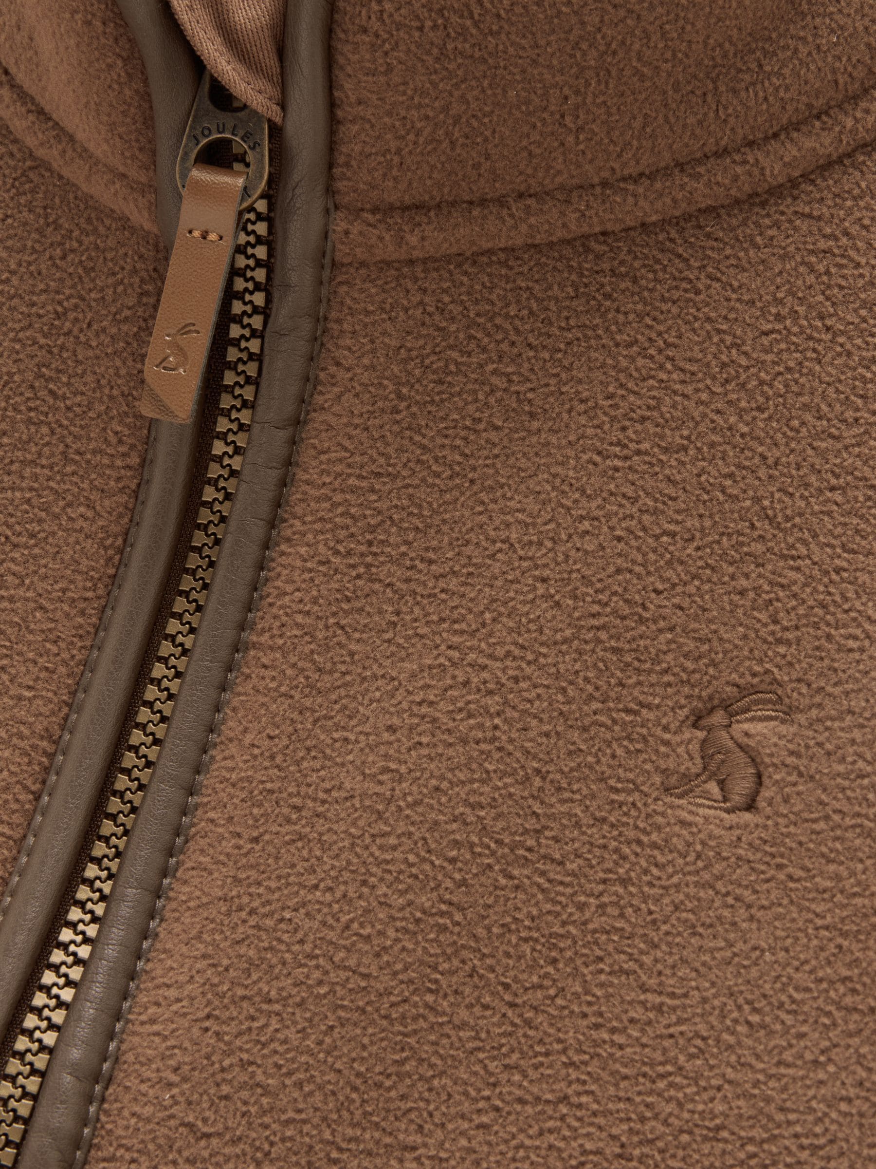 Dsiney Kidz - Joules Kids' Heritage Chocolate Brown Fleece Gilet image 3