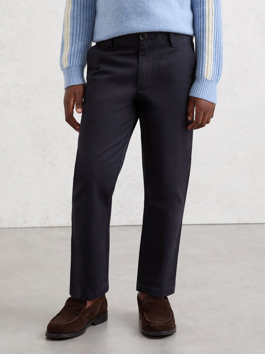 Reiss Navy Pitch 9-13 yrs Slim Fit Casual Chinos image 1