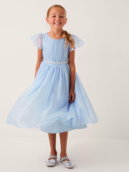 Monsoon Blue Dani Beaded Belt Party Dress image 1