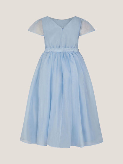 Monsoon Blue Dani Beaded Belt Party Dress image 3