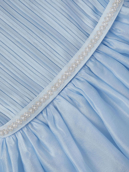 Monsoon Blue Dani Beaded Belt Party Dress image 4