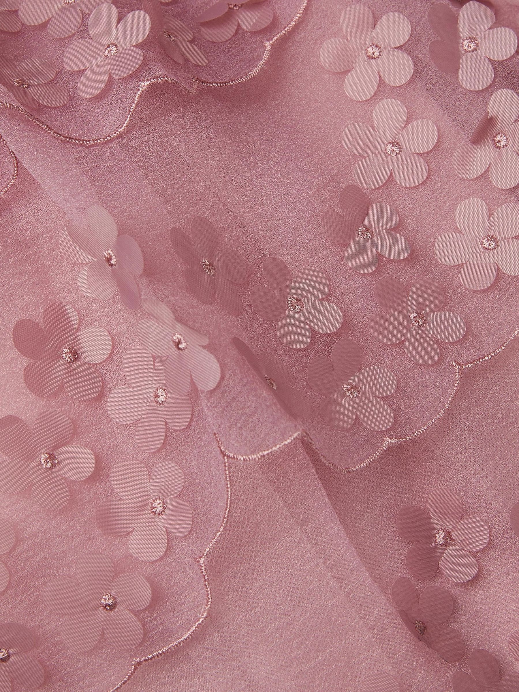 Monsoon Pink Baby Appliqué Scallop Party Dress image 4